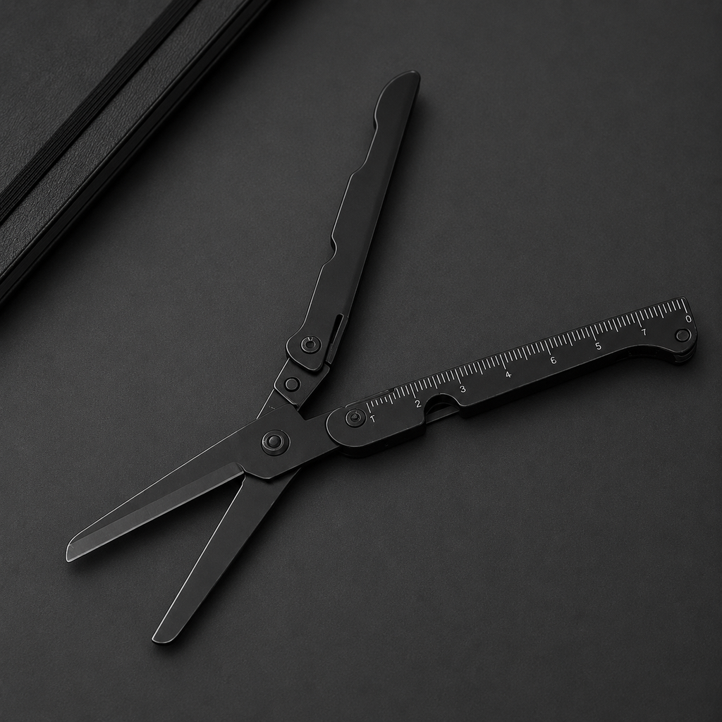 Null Clip — Folding Stainless Steel EDC Scissors