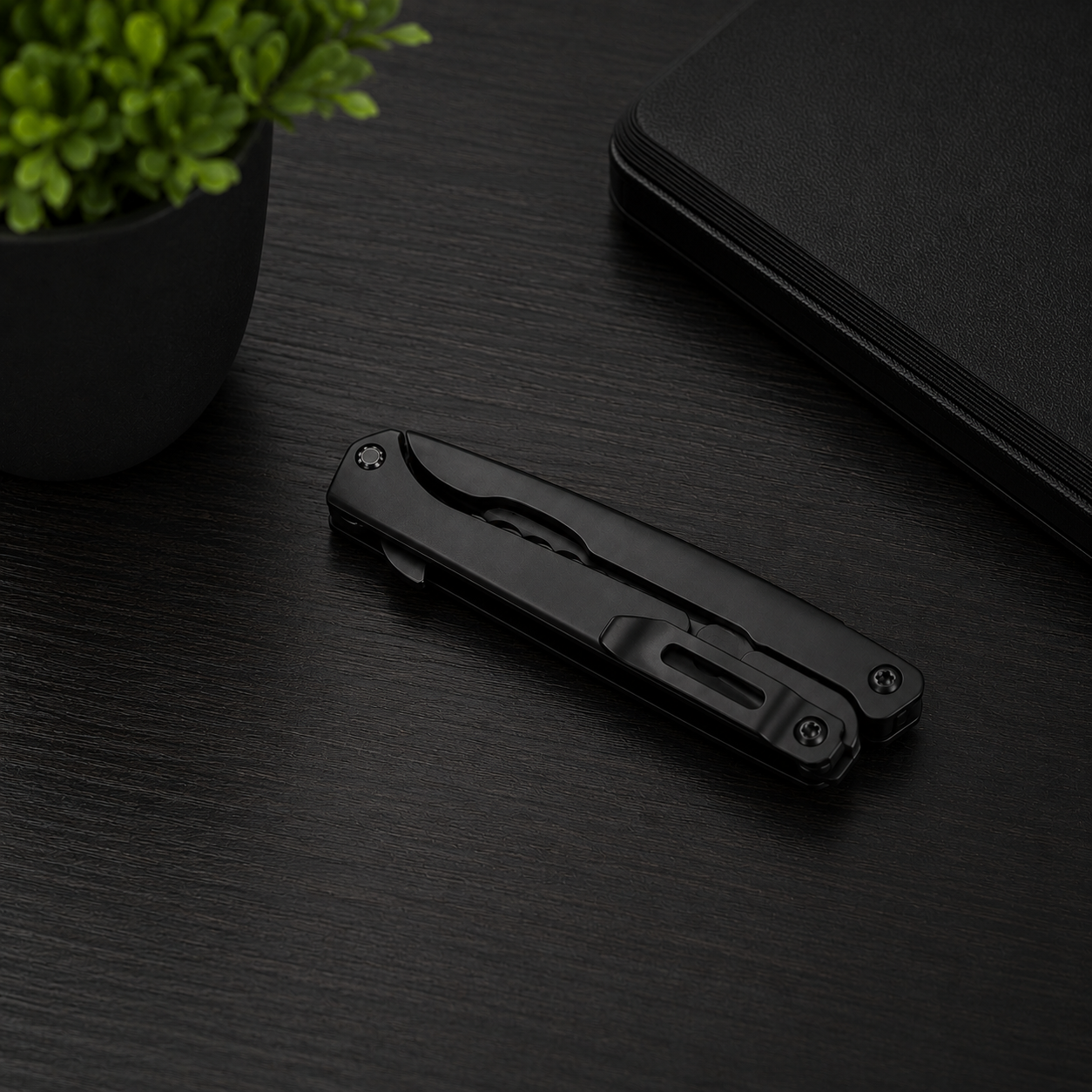 Null Clip — Folding Stainless Steel EDC Scissors