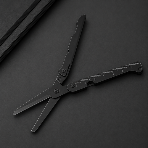 Null Clip folding stainless steel EDC scissors